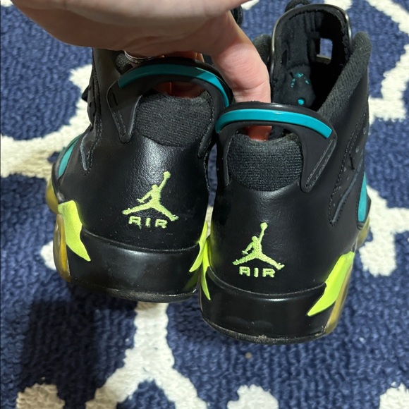 Nike Air Jordan 6 Retro Turbo Green/Volt Sneakers - Picture 6 of 9